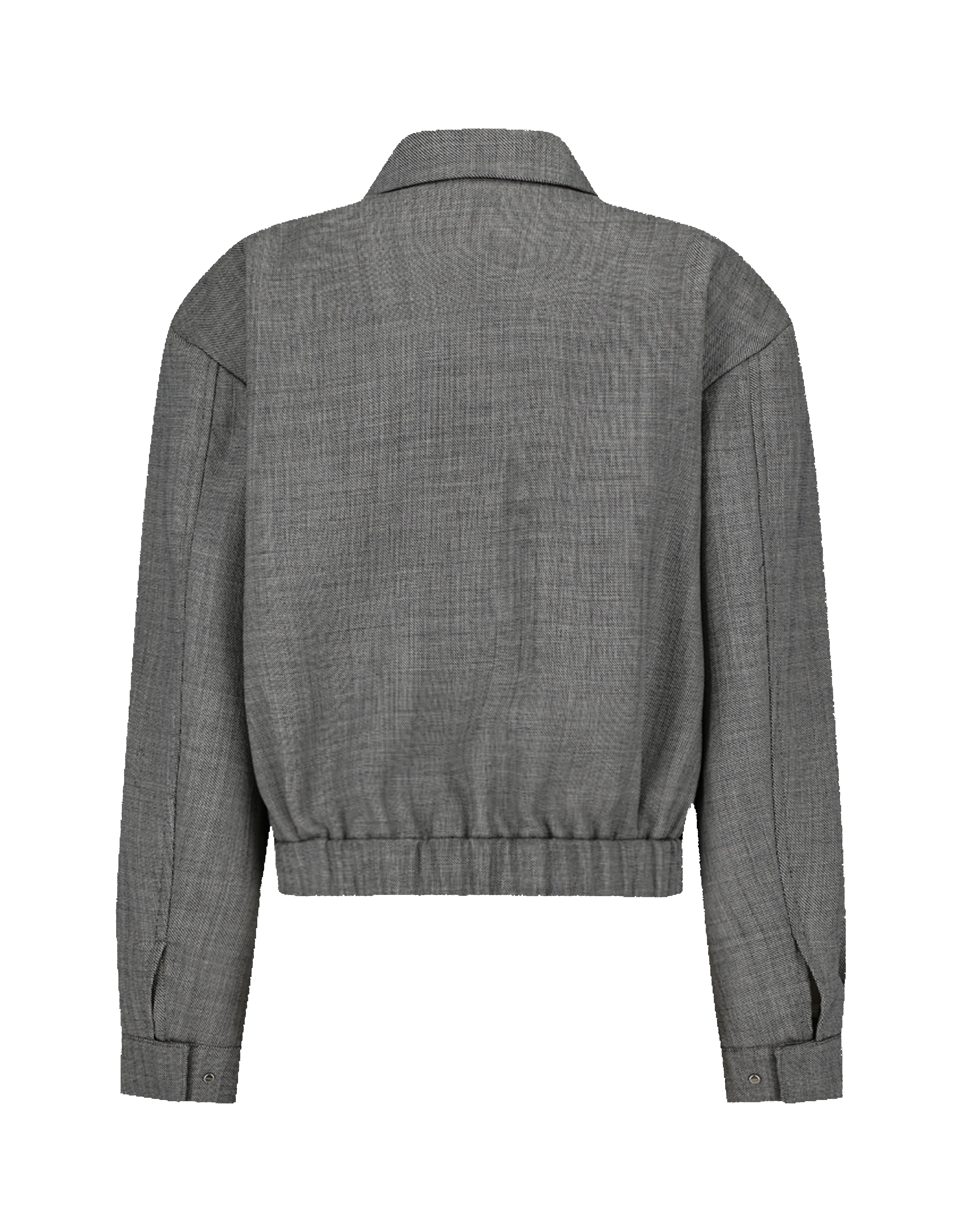 Wool Crop Zip-Up Jumper sold by Rezet Store product image thumbnail 2