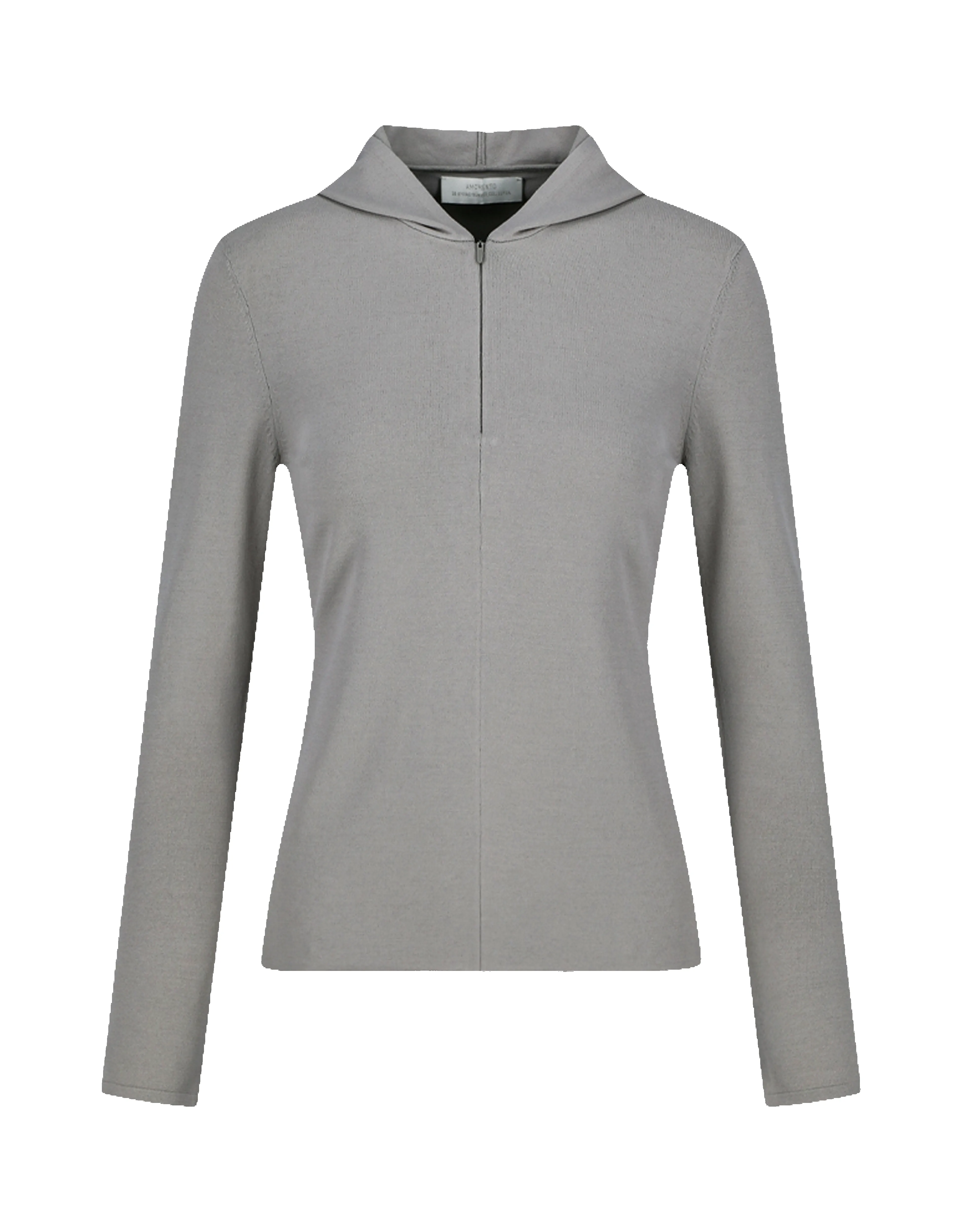 Half Zip-Up Knit Hoodie sold by Rezet Store