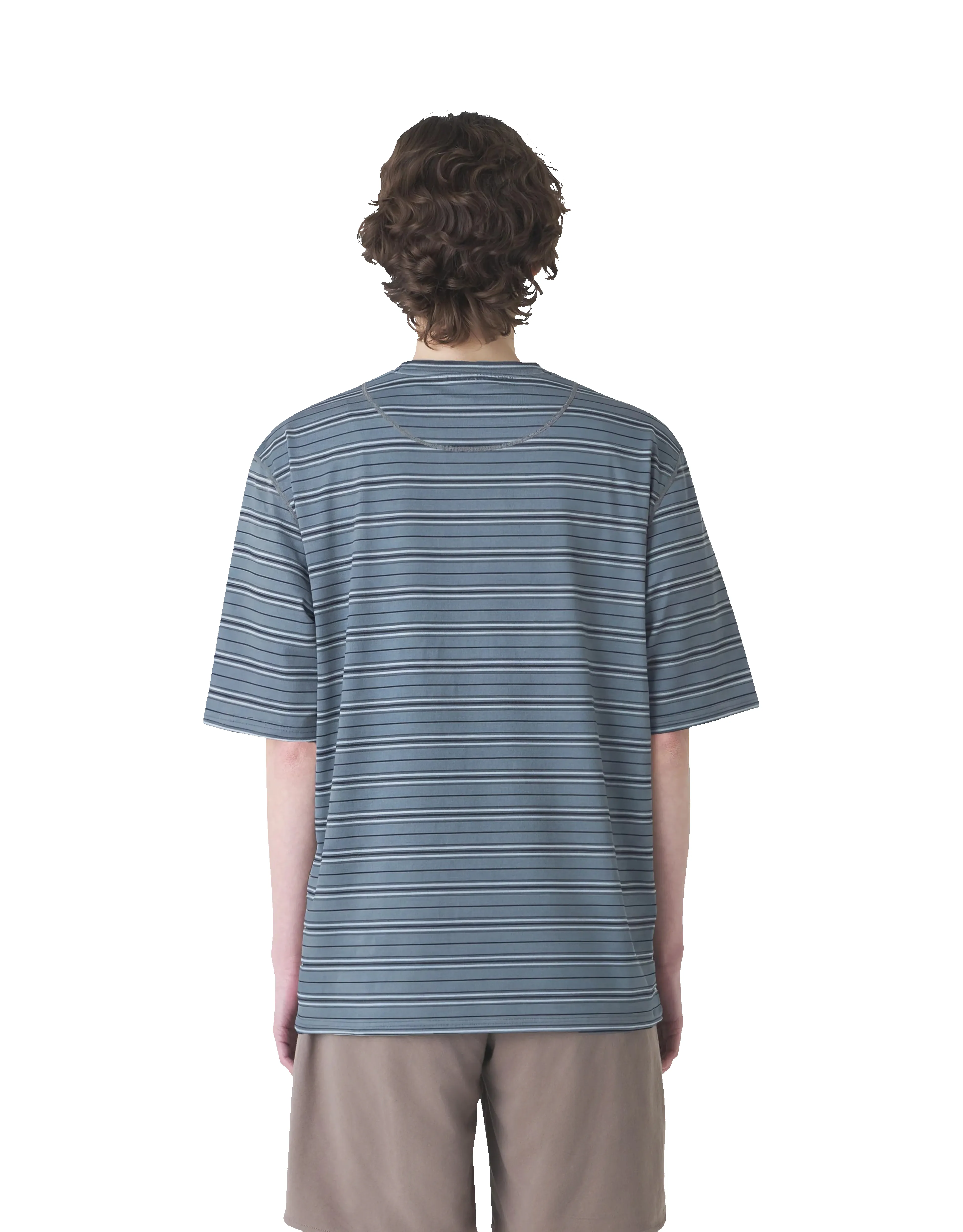 Striped Short Sleeve T-Shirt sold by Rezet Store product image thumbnail 2