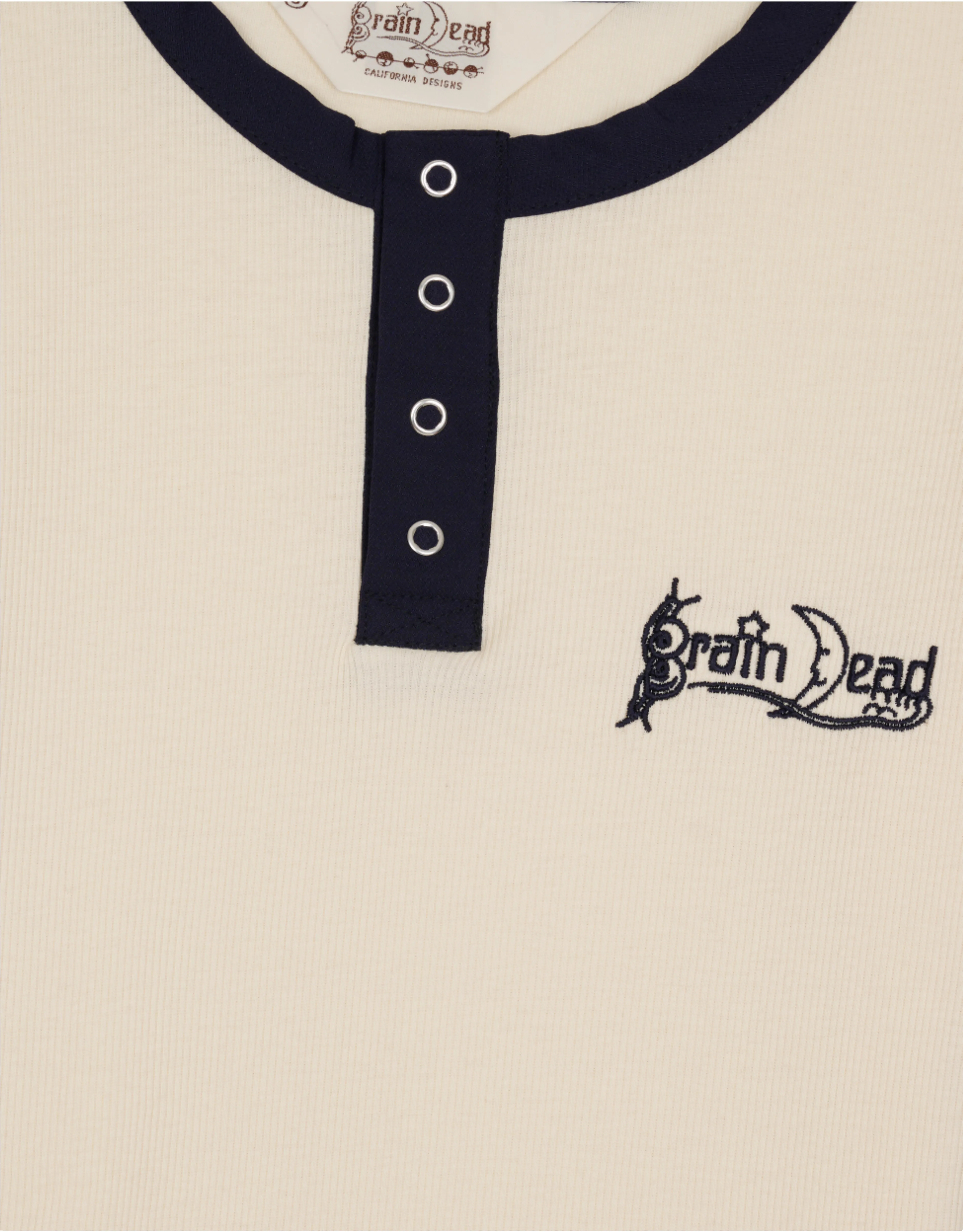 Ribbed Henley sold by Rezet Store product image thumbnail 3