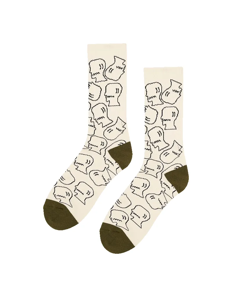 Logohead Crew Socks sold by Rezet Store product image thumbnail 2