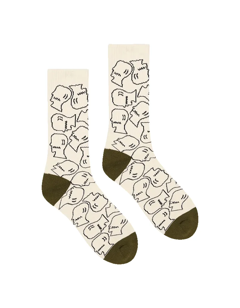 Logohead Crew Socks sold by Rezet Store