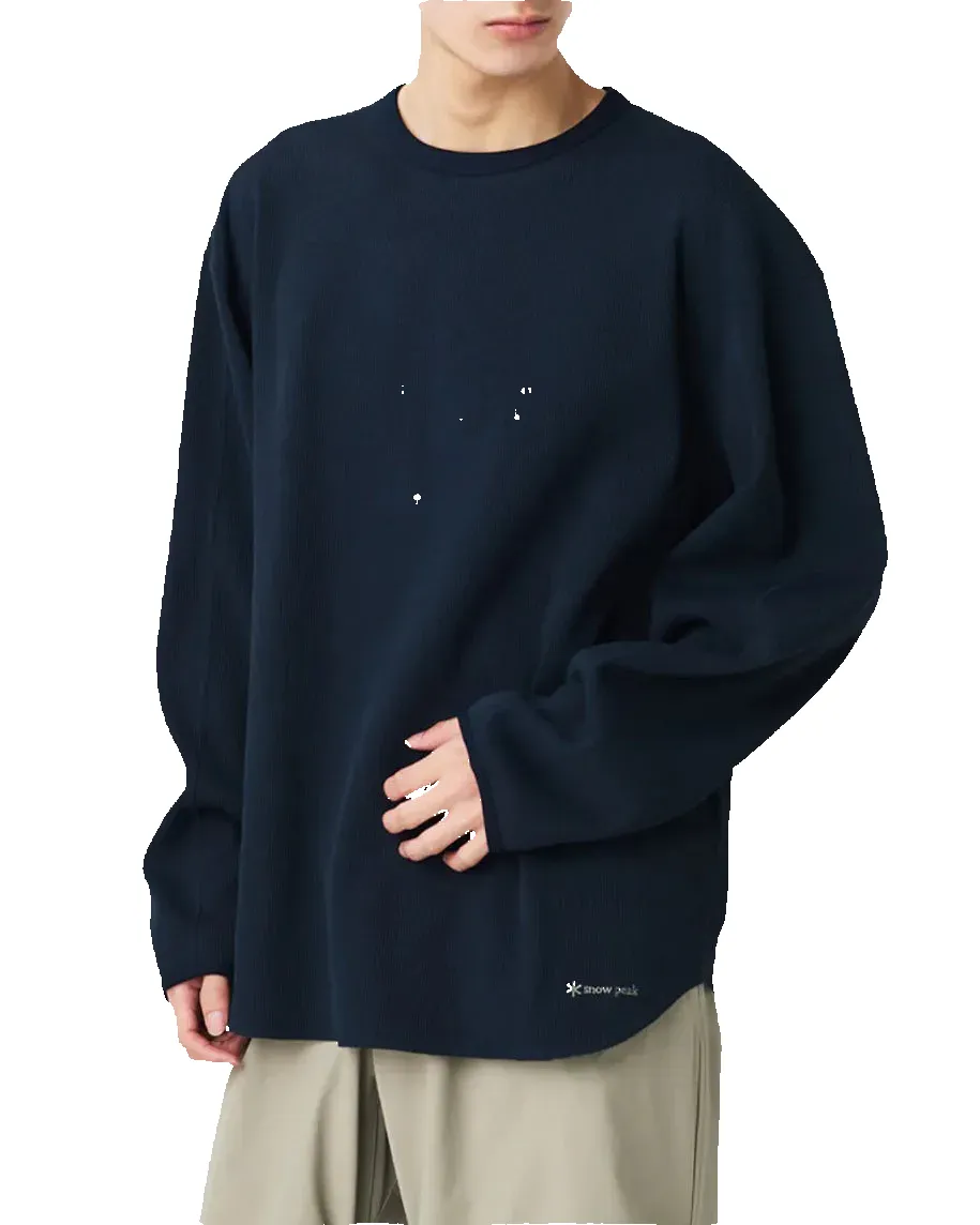 Dry Waffle L/S T-Shirt sold by Rezet Store product image thumbnail 2