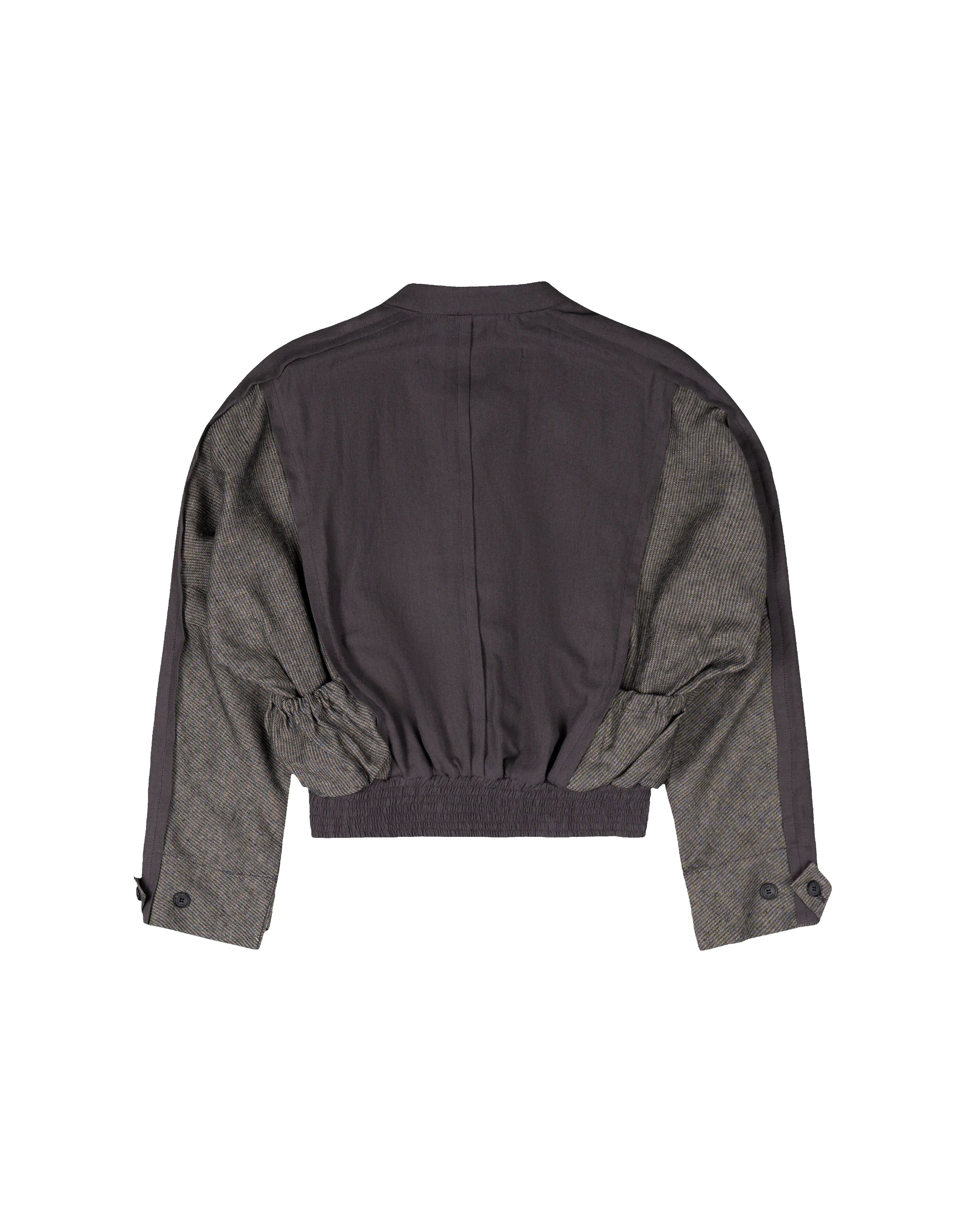 Linen Paneled Bomber sold by Rezet Store product image thumbnail 2