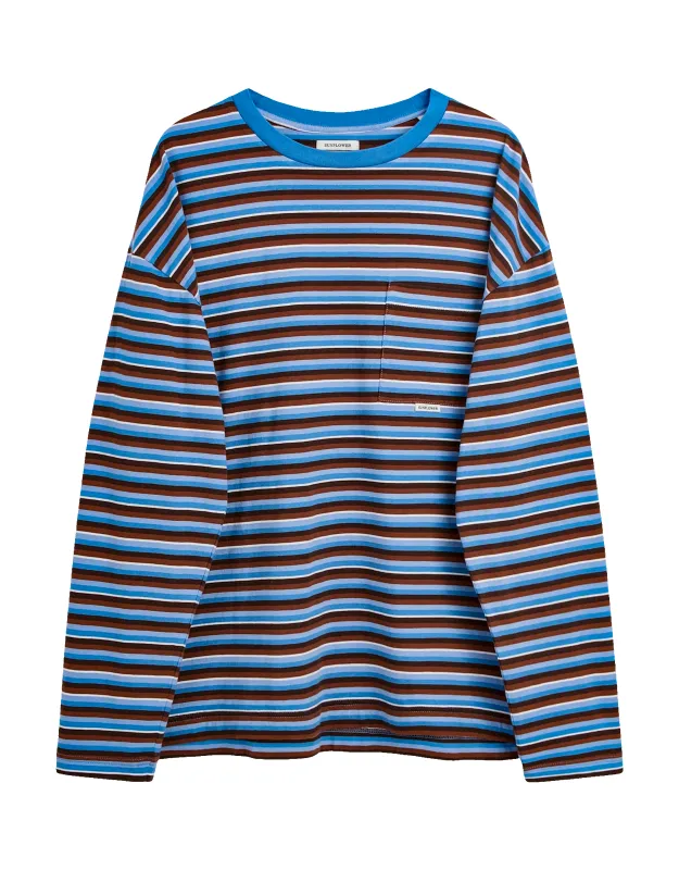 Stripe LS Pocket Tee made by Sunflower