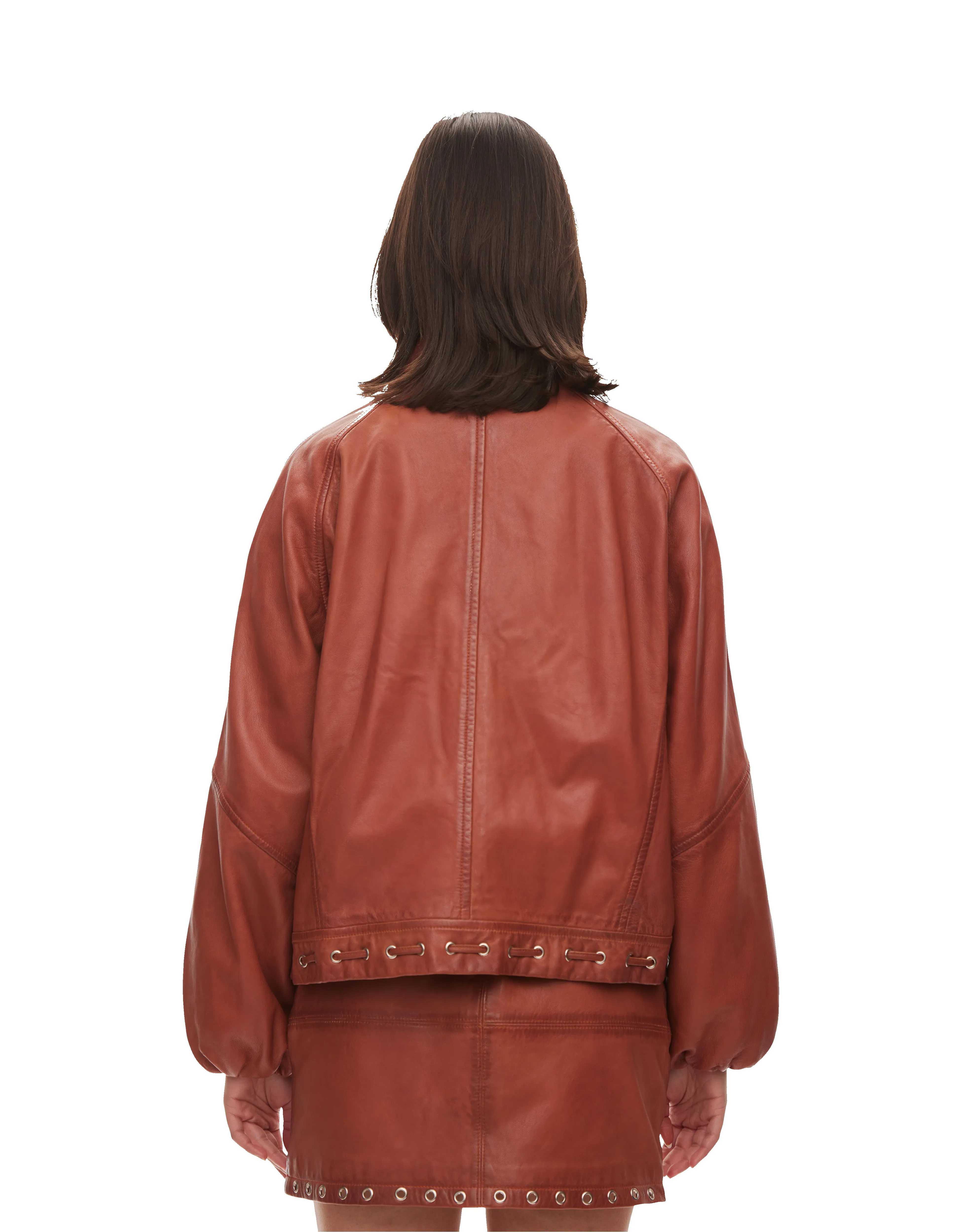 Eye Leather Bomber sold by Rezet Store product image thumbnail 4