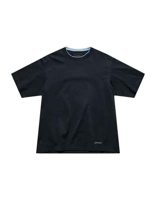 Luster Cotton Double Rib Wide Tee made by Rezet Store
