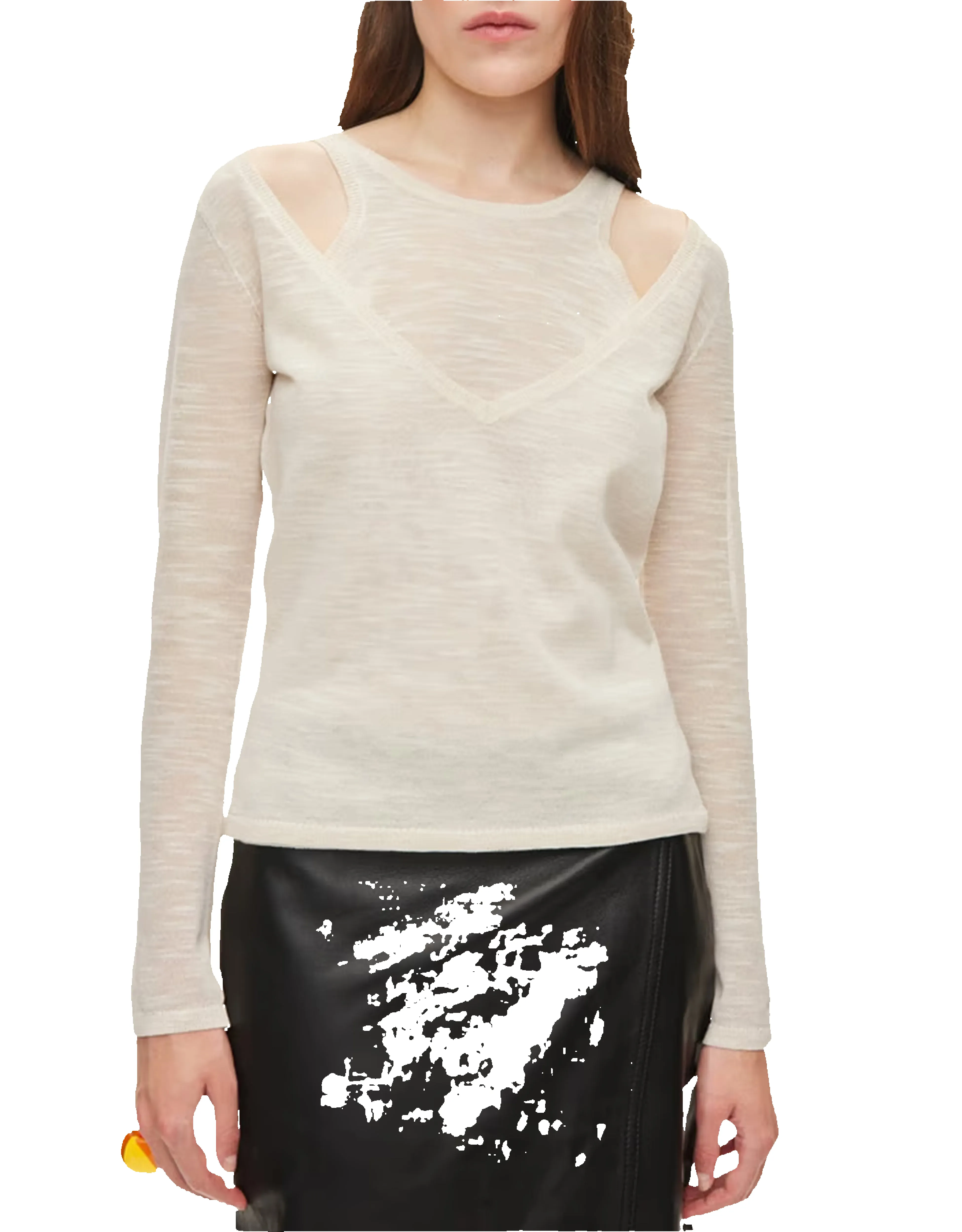 Drama Knit Blouse sold by Rezet Store product image thumbnail 2