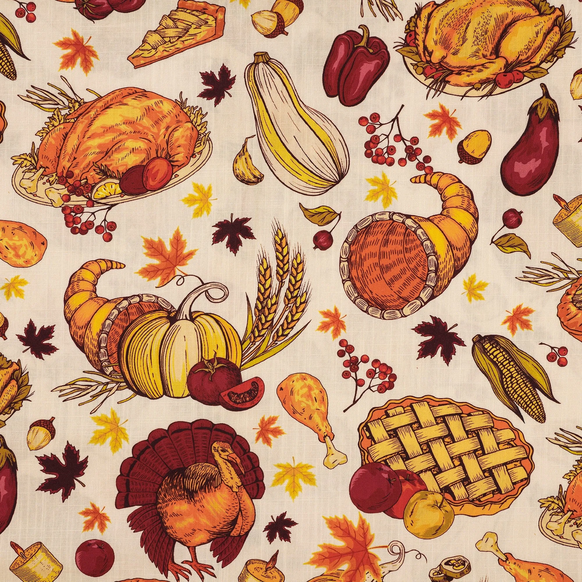 Men's Hawaiian Shirt Short Sleeve Button-down 100% Cotton Yellow Aloha Harvest Harmony Celebration sold by Yiume product image thumbnail 5