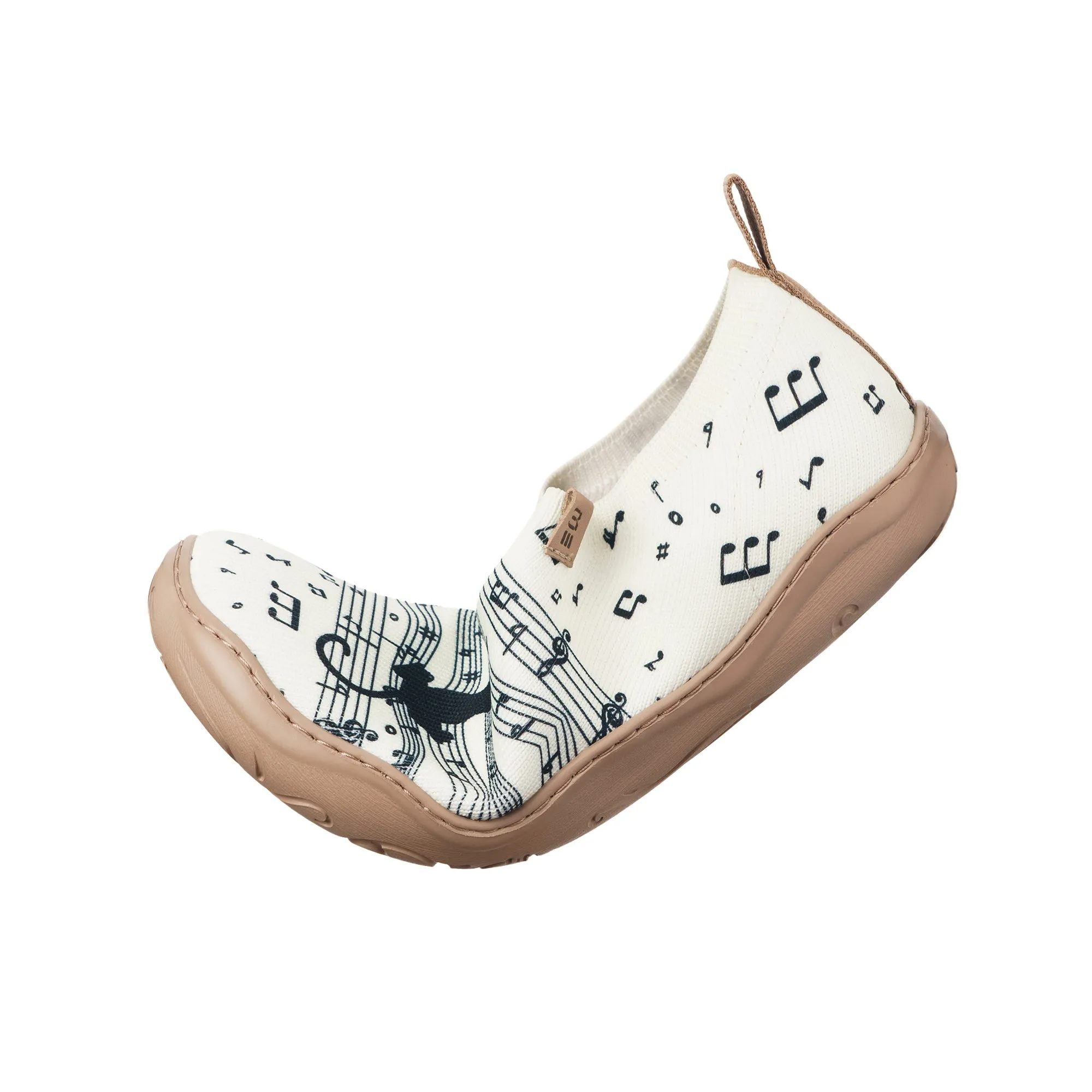 Yiume Women's Art Slip-On Shoes Comfortable Breathable Knit Casual Footwear,Black Cat Melody sold by Yiume product image thumbnail 2