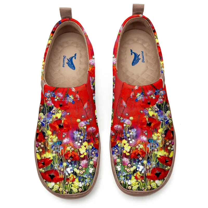 Red Wildflower Leather Women's Sandals sold by Yiume