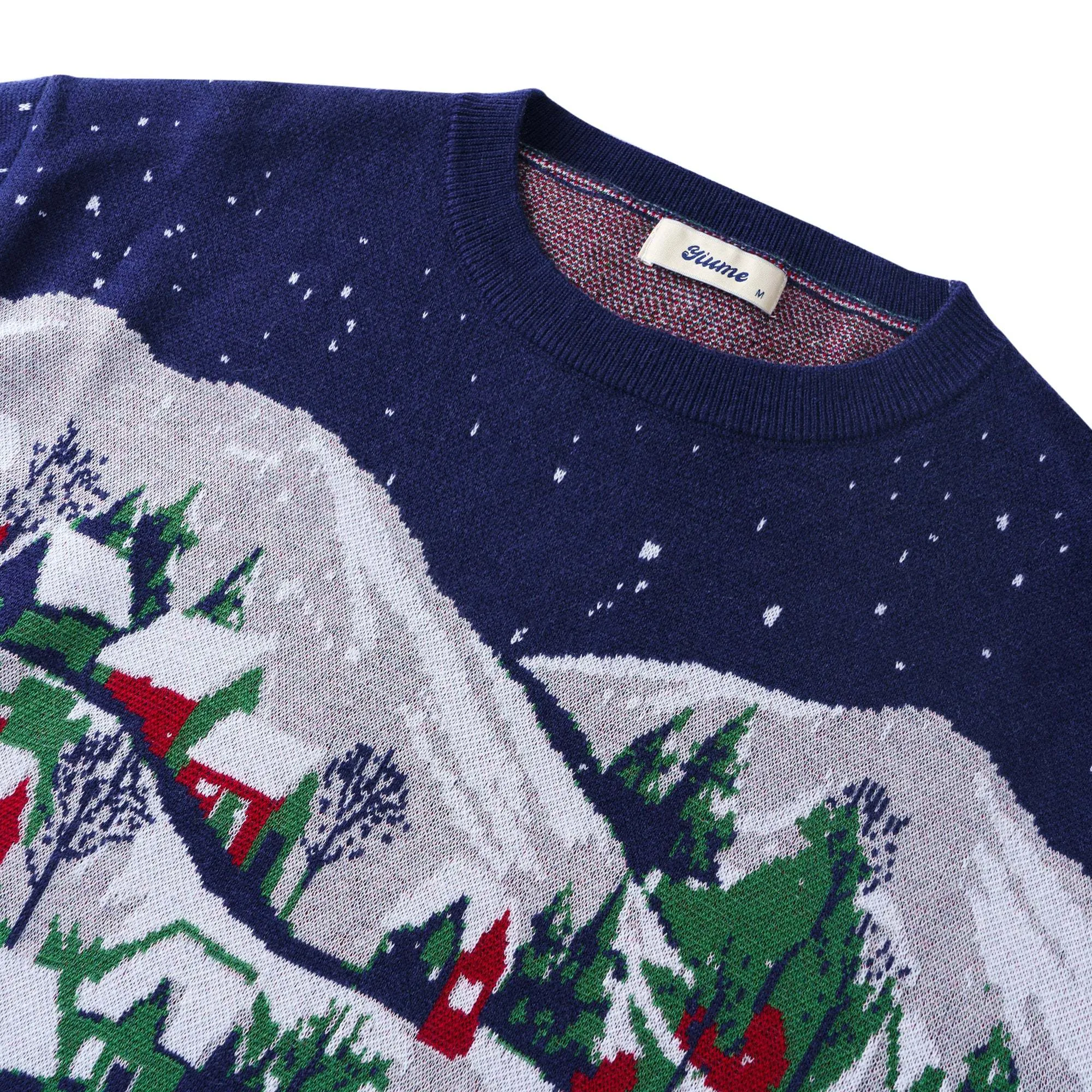 Hawaiian Sweater For Men Christmas Eve Evening Crew Sweater sold by Yiume product image thumbnail 3