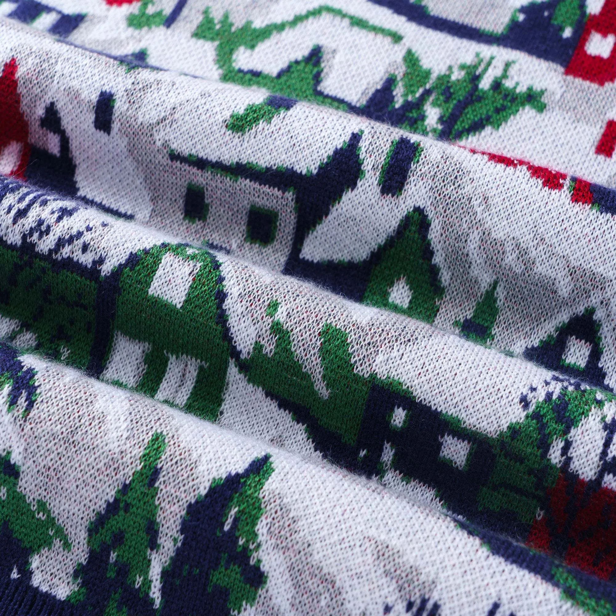 Hawaiian Sweater For Men Christmas Eve Evening Crew Sweater sold by Yiume product image thumbnail 5