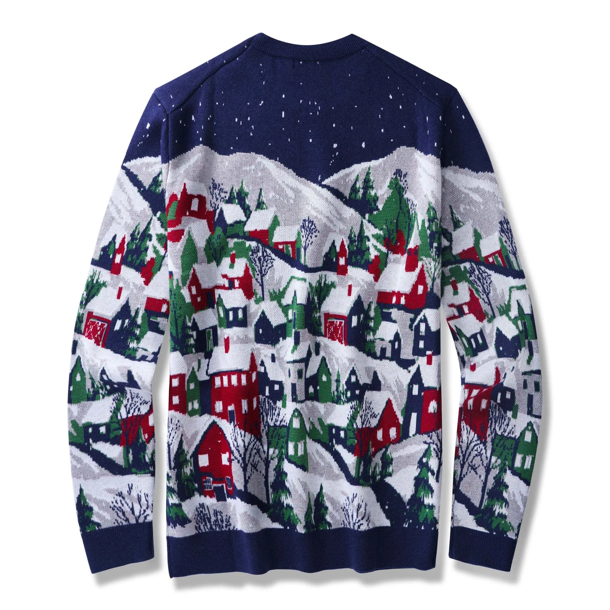 Hawaiian Sweater For Men Christmas Eve Evening Crew Sweater sold by Yiume product image thumbnail 2