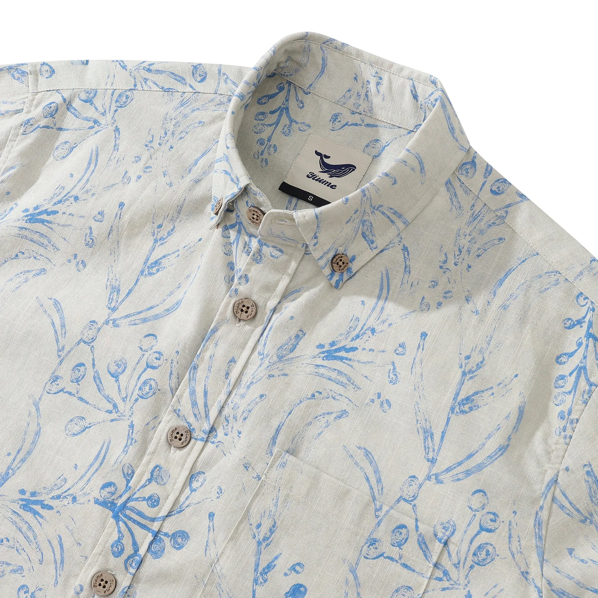 Long Sleeve Hawaiian Shirt For Men The Transylvanian Estate 100% Cotton Button-down Aloha Shirt By Yakima sold by Yiume product image thumbnail 3