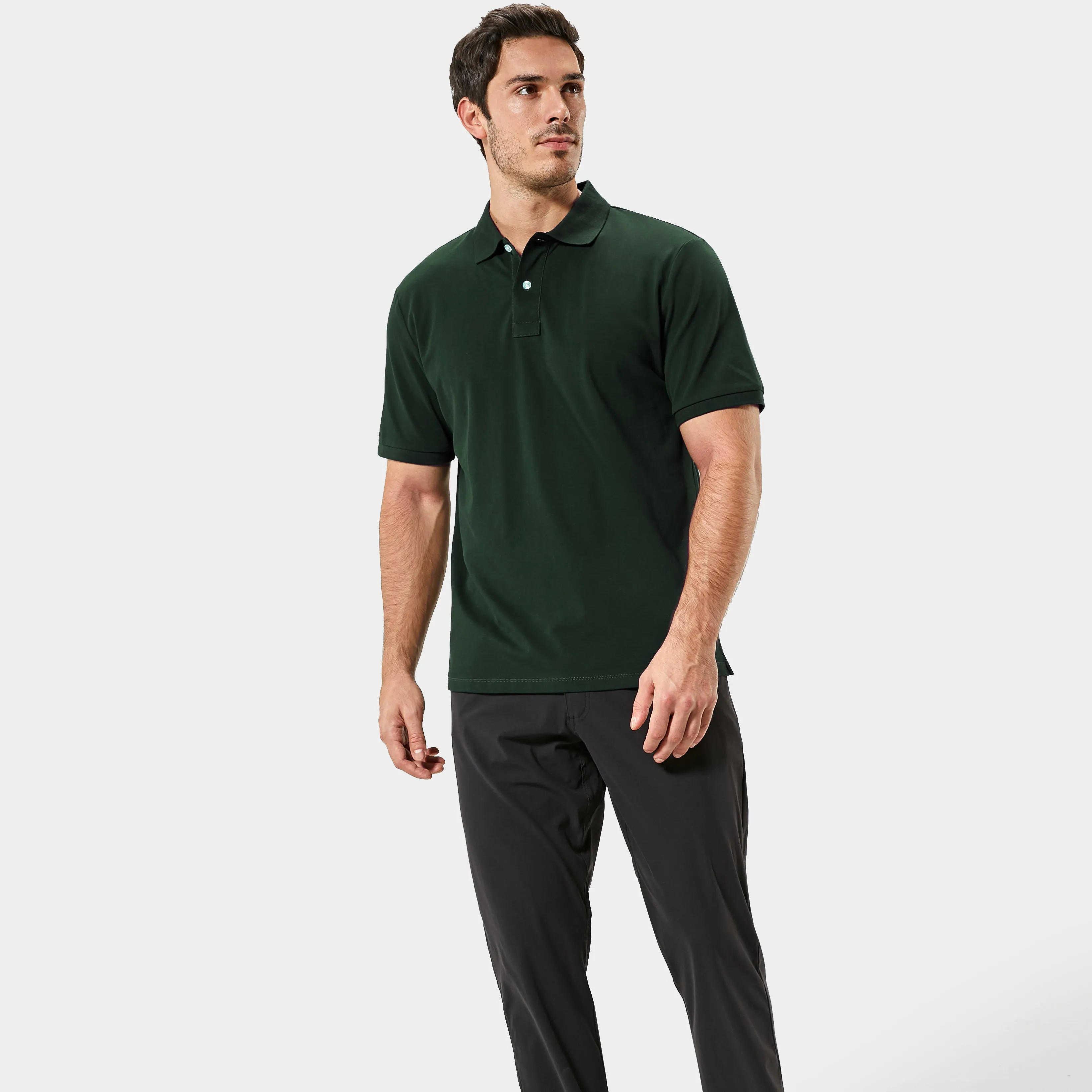 Basicsbeyond™ Men's Hawaiian Sweat Proof Pique Polo sold by Yiume product image thumbnail 5