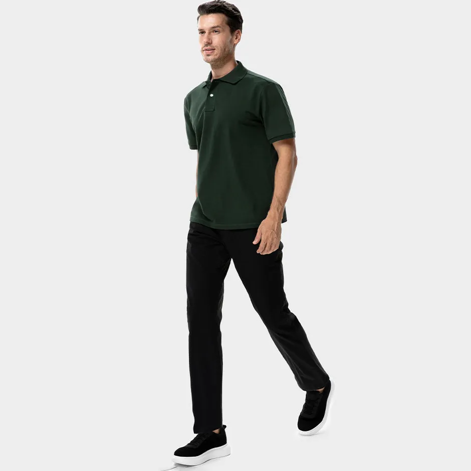Basicsbeyond™ Men's Hawaiian Sweat Proof Pique Polo sold by Yiume product image thumbnail 4