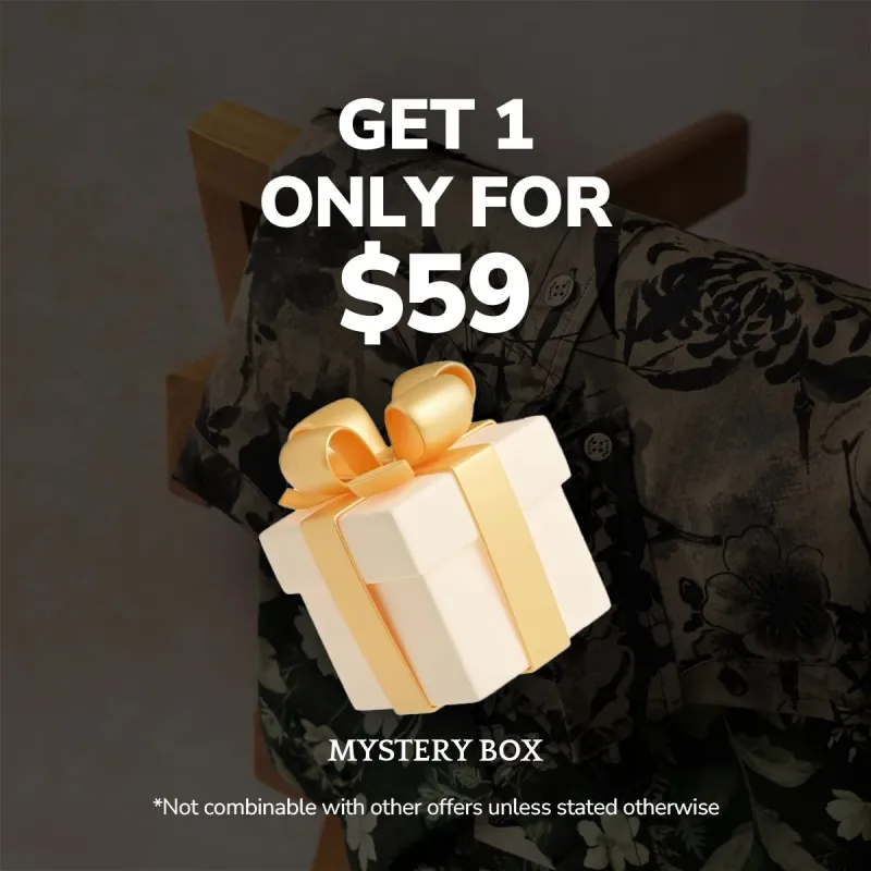 Mystery Men's Short Sleeve Shirt Men’s Shirt Mystery Box sold by Yiume
