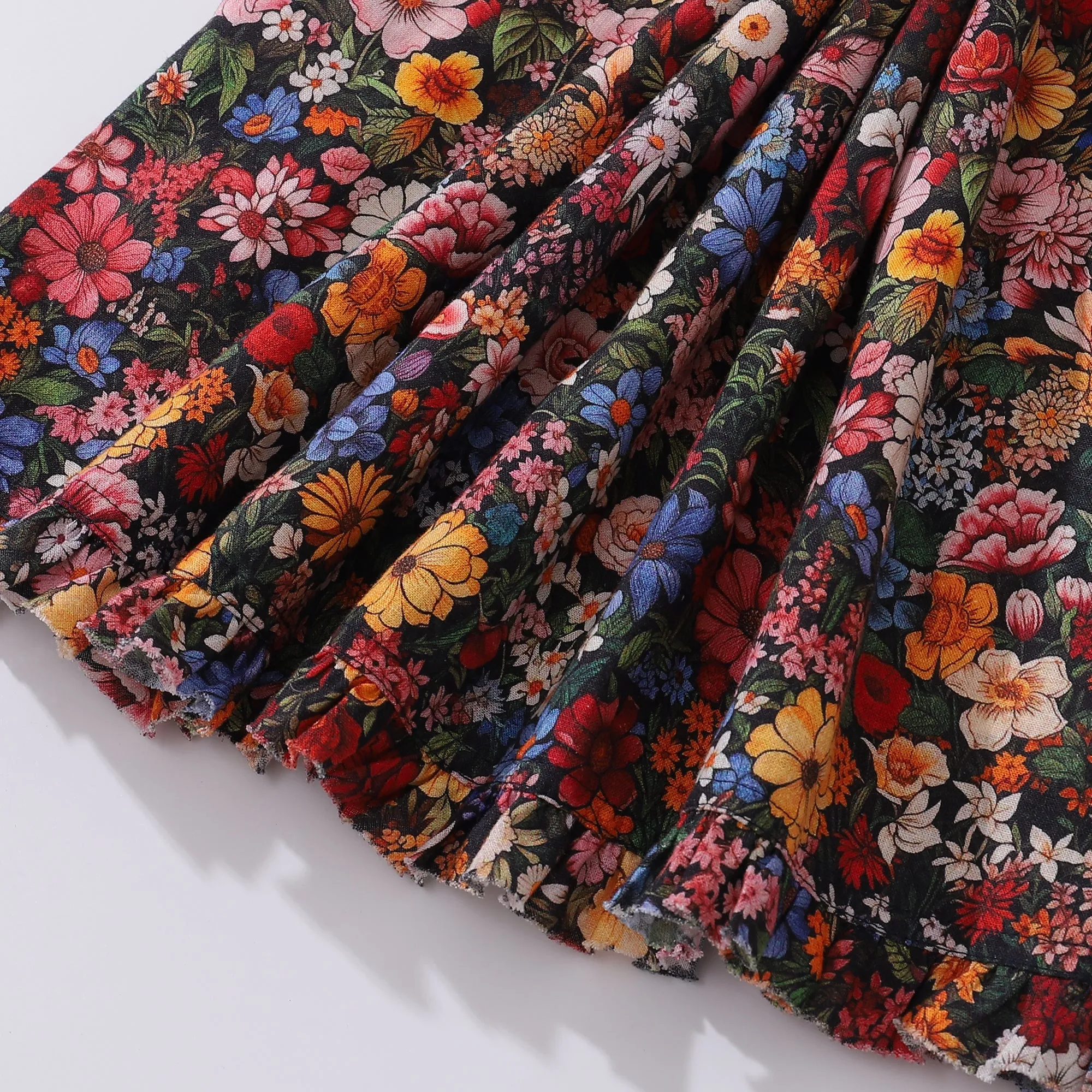 Hawaiian Dress For Women Among the Flowers V-Neck Dress Among The Flowers Dress sold by Yiume product image thumbnail 5