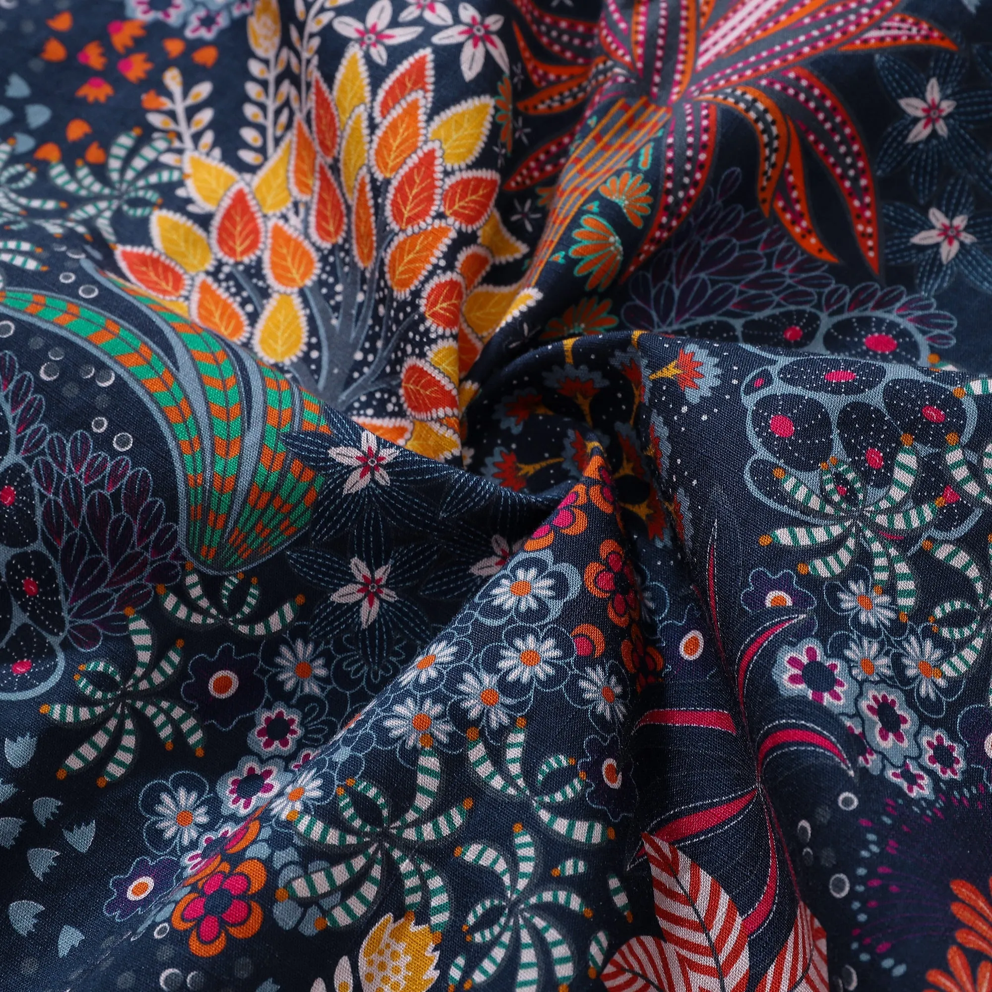 Women's Hawaiian Shirt Quirky Plants Print Cotton Button-up Short Sleeve Quirky Plants Women Shirt sold by Yiume product image thumbnail 5