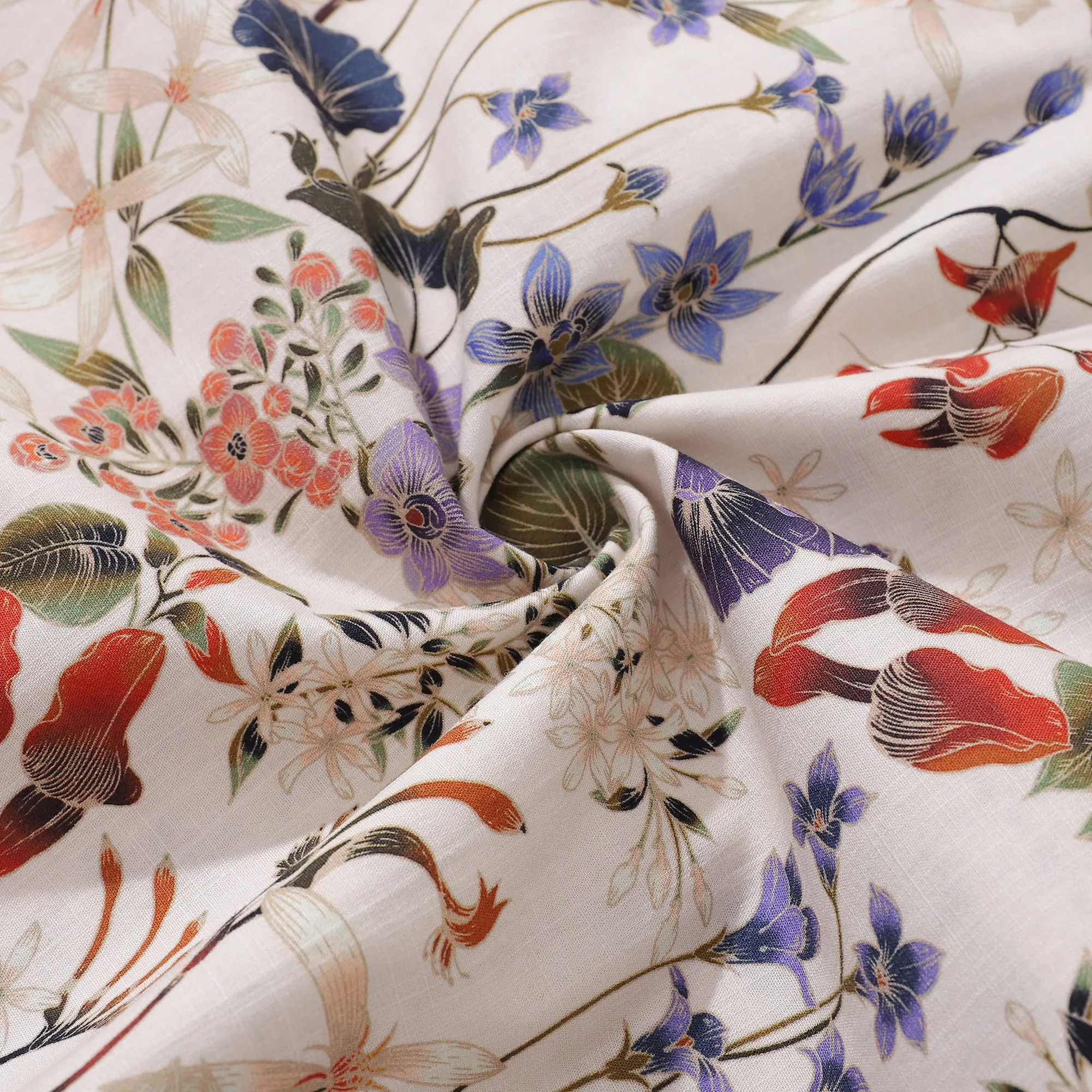 Women's Hawaiian Shirt Wildflowers By Eloise Cotton Button-up Short Sleeve Australian Wildflower By Eloise sold by Yiume product image thumbnail 5