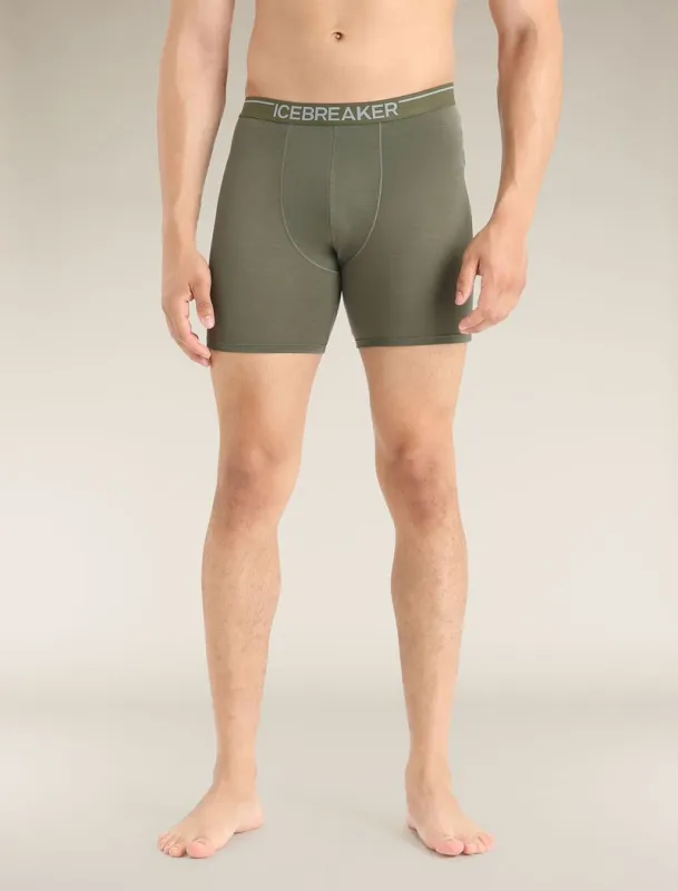 Icebreaker Merino 150 Anatomica Long Boxers - Man - Loden - Size S sold by Icebreaker