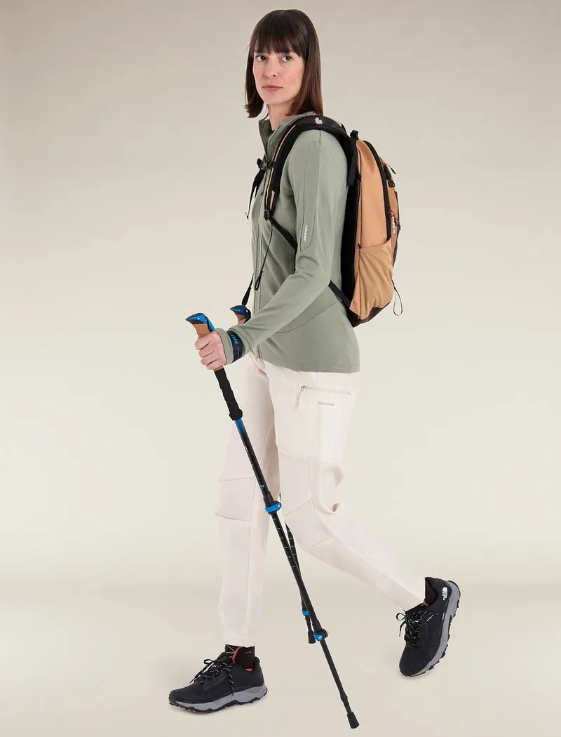 Icebreaker Merino 260 Quantum Long Sleeve Zip Hoodie - Woman - Lichen - Size XS sold by Icebreaker product image thumbnail 4