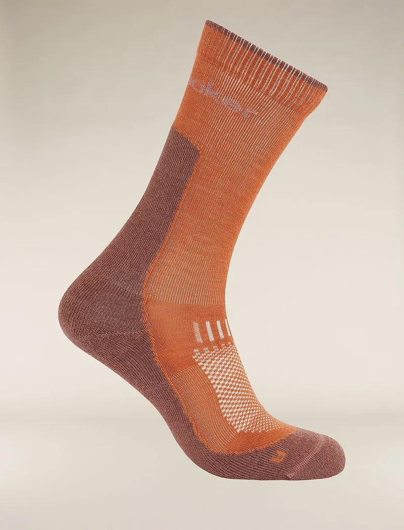 Icebreaker Merino Hike+ Light Crew Socks - Man - Dusty Clay/carob - Size L sold by Icebreaker product image thumbnail 2