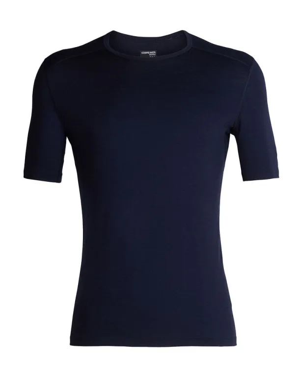 Icebreaker Merino 200 Oasis Short Sleeve Crew Thermal Top - Man - Midnight Navy - Size XXL sold by Icebreaker