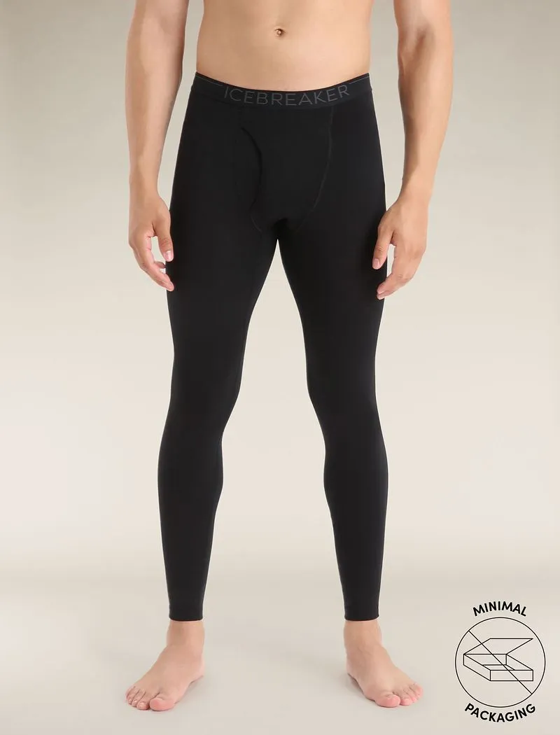 Icebreaker Merino 200 Oasis Leggings with Fly - Man - Black Unboxed - Size S sold by Icebreaker