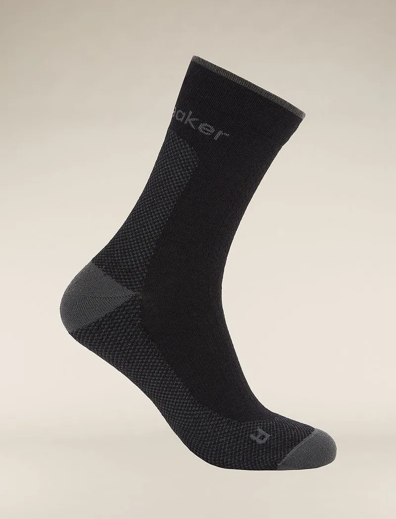 Icebreaker Merino Hike+ Ultralight Socks Quarter - Man - Black/obsidian - Size M sold by Icebreaker product image thumbnail 2