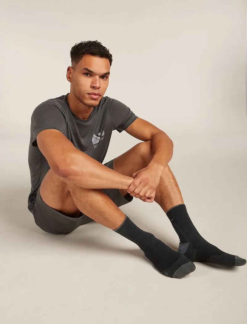Icebreaker Merino Hike+ Ultralight Socks Quarter - Man - Black/obsidian - Size M sold by Icebreaker product image thumbnail 3