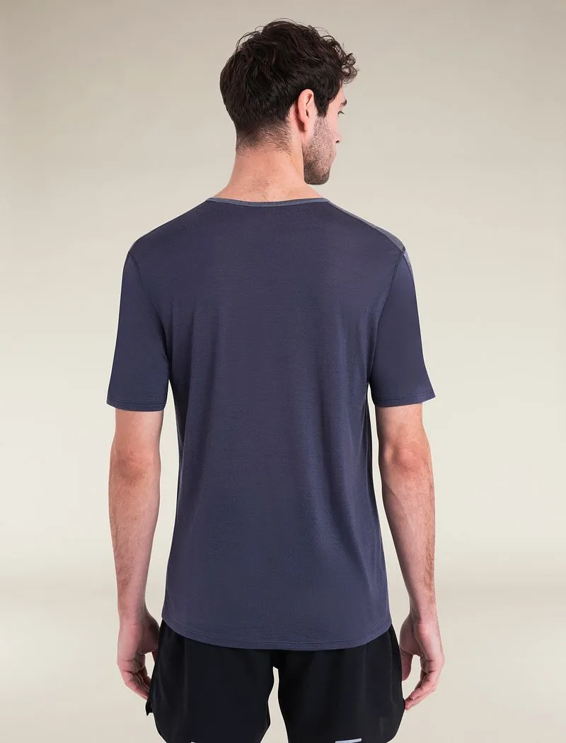 Icebreaker Merino Blend 125 ZoneKnit™ Energy Wind Short Sleeve T-Shirt - Man - Graphite/graphite Heather - Size S sold by Icebreaker product image thumbnail 2