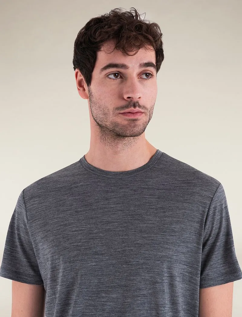 Icebreaker Merino 150 Tech Lite Short Sleeve T-Shirt - Man - Gritstone Heather - Size L sold by Icebreaker product image thumbnail 3