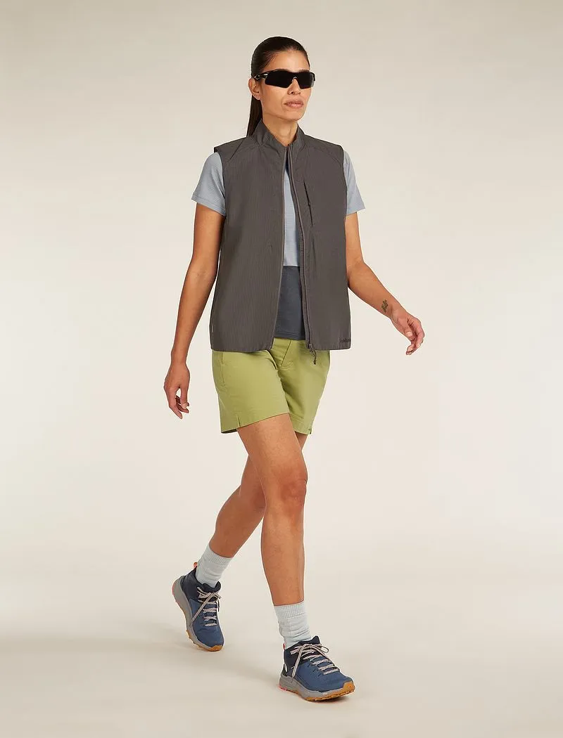 Icebreaker Merino 200 Waffle Elevation Short Sleeve T-Shirt - Woman - Alloy/obsidian - Size L sold by Icebreaker product image thumbnail 4