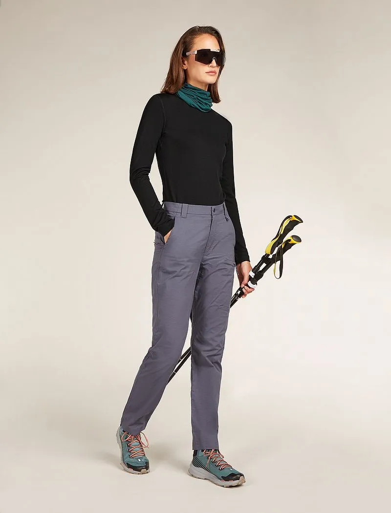 Icebreaker Merino 200 Oasis Long Sleeve Crew Thermal Top - Woman - Black - Size M sold by Icebreaker product image thumbnail 4