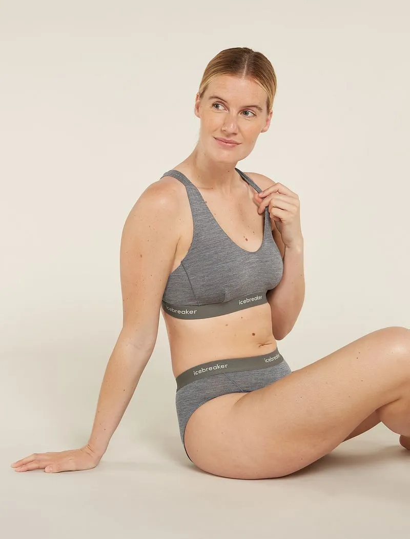 Icebreaker Merino Blend 125 Cool-Lite™ Sprite Hipster - Woman - Gritstone Heather - Size XS sold by Icebreaker product image thumbnail 4