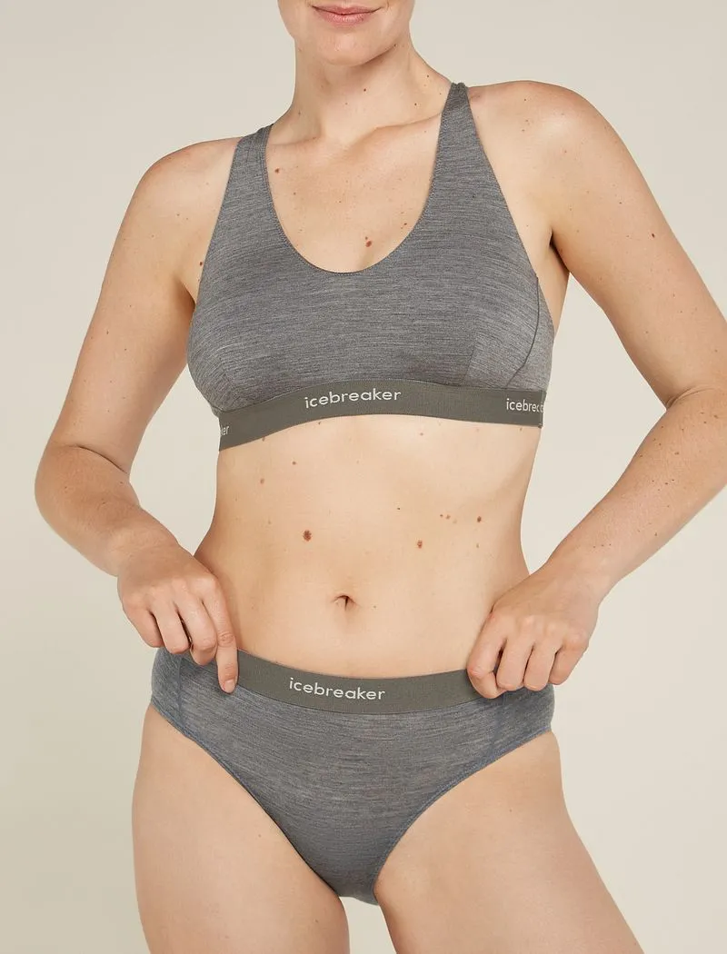 Icebreaker Merino Blend 125 Cool-Lite™ Sprite Hipster - Woman - Gritstone Heather - Size XS sold by Icebreaker product image thumbnail 5