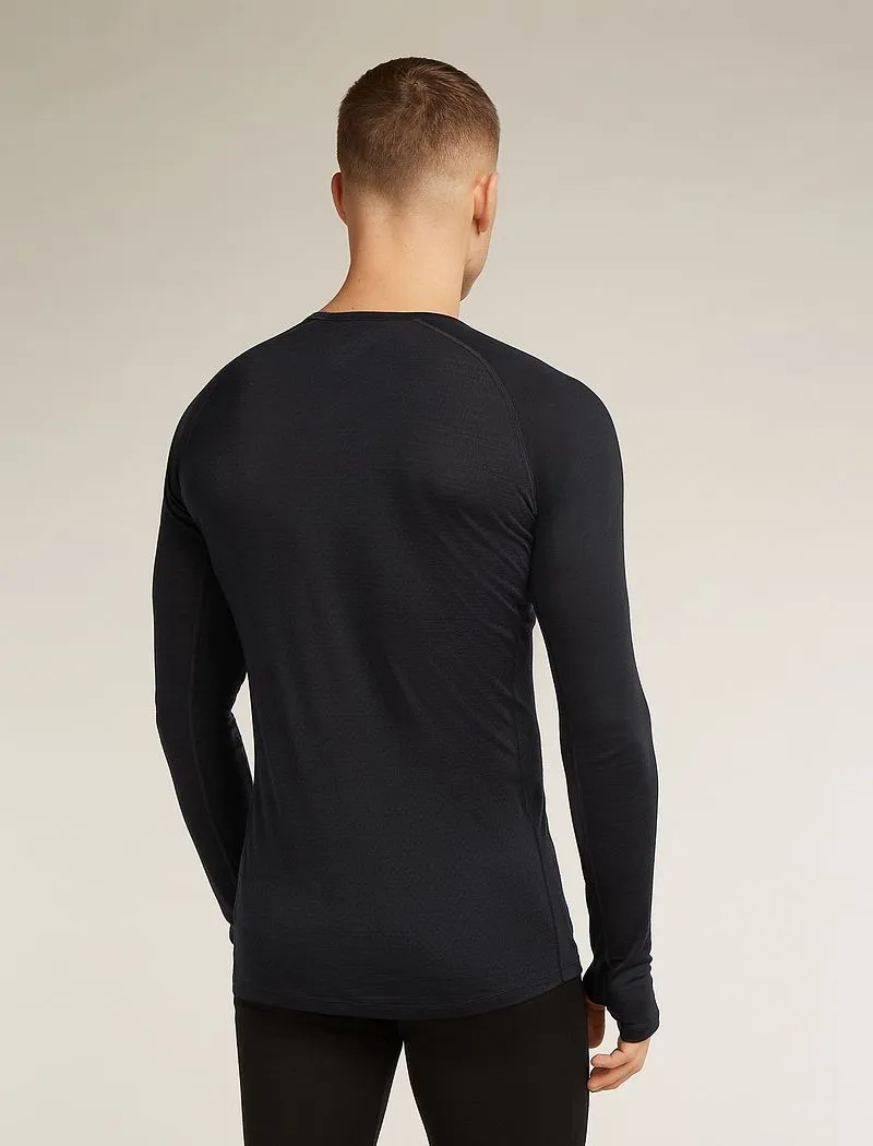 Icebreaker Merino Blend 125 ZoneKnit™ Long Sleeve Crew Thermal Top - Man - Black - Size XXL sold by Icebreaker product image thumbnail 2