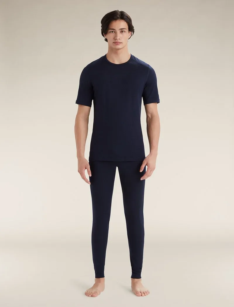 Icebreaker Merino 200 Oasis Short Sleeve Crew Thermal Top - Man - Midnight Navy - Size M sold by Icebreaker product image thumbnail 4