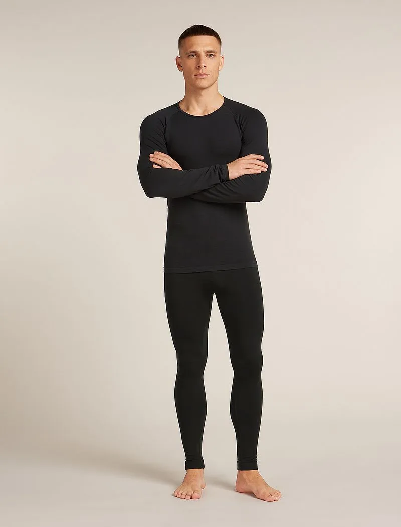 Icebreaker Merino Blend 260 ZoneKnit™ Seamless Long Sleeve Crew Thermal Top - Man - Black - Size XXL sold by Icebreaker product image thumbnail 3