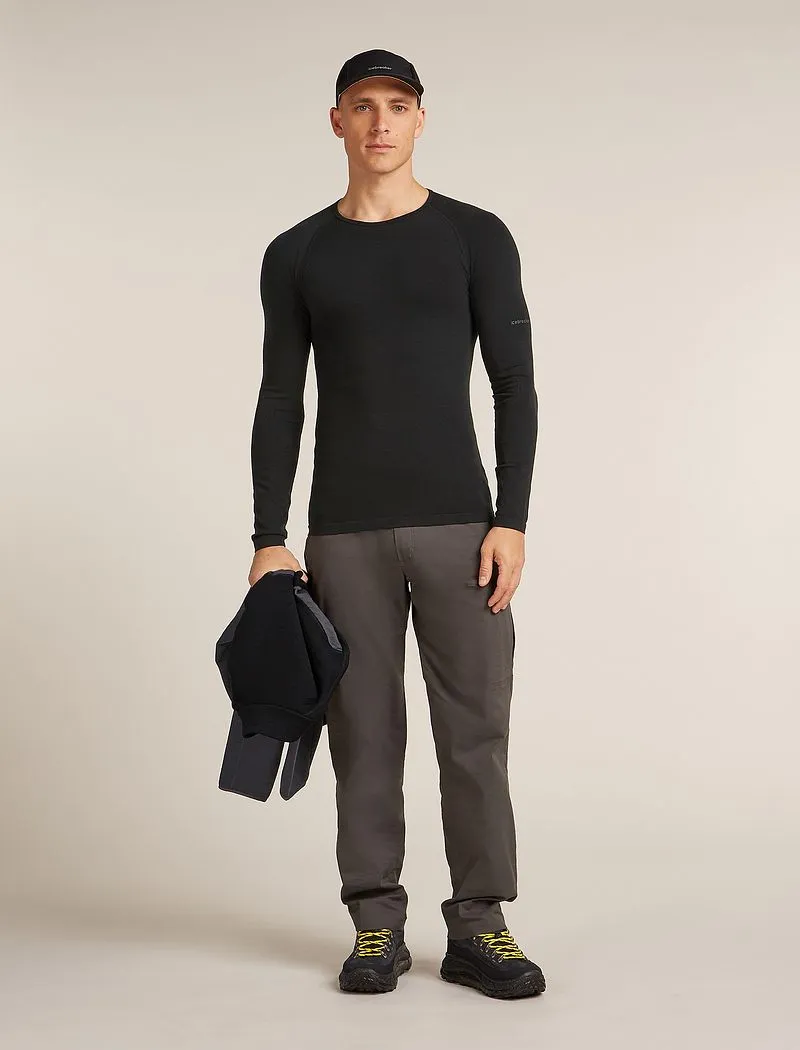 Icebreaker Merino Blend 260 ZoneKnit™ Seamless Long Sleeve Crew Thermal Top - Man - Black - Size XXL sold by Icebreaker product image thumbnail 4