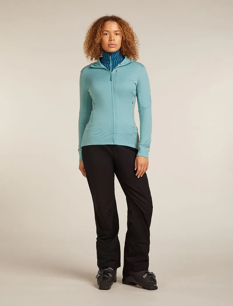 Icebreaker Merino 260 Quantum Long Sleeve Zip Hoodie - Woman - Hydro - Size M sold by Icebreaker product image thumbnail 3