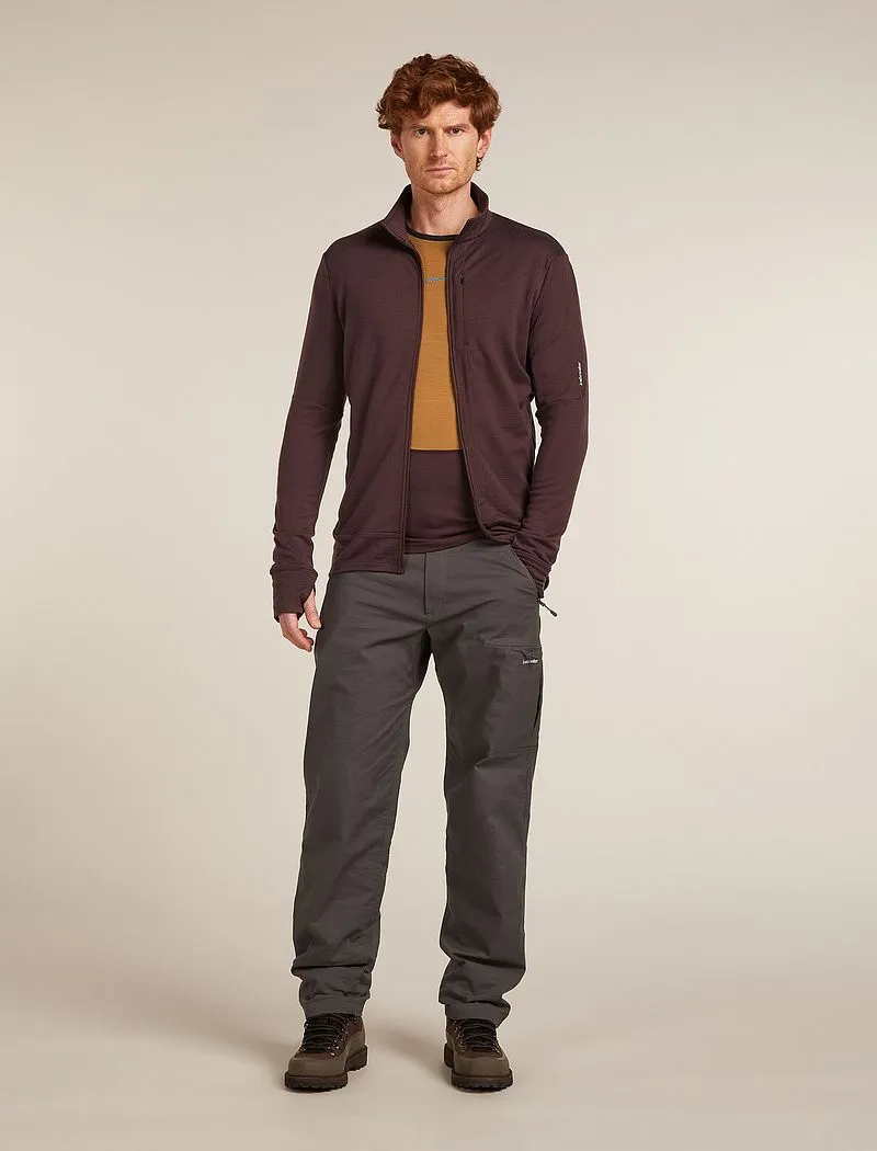 Icebreaker Merino 260 Quantum Long Sleeve Zip Jacket - Man - Java - Size M sold by Icebreaker product image thumbnail 3