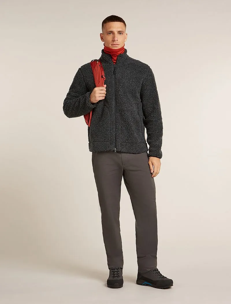 Icebreaker Merino Blend 960 RealFleece™ High Pile Long Sleeve Zip Jacket - Man - Jet Hthr/black - Size S sold by Icebreaker product image thumbnail 4