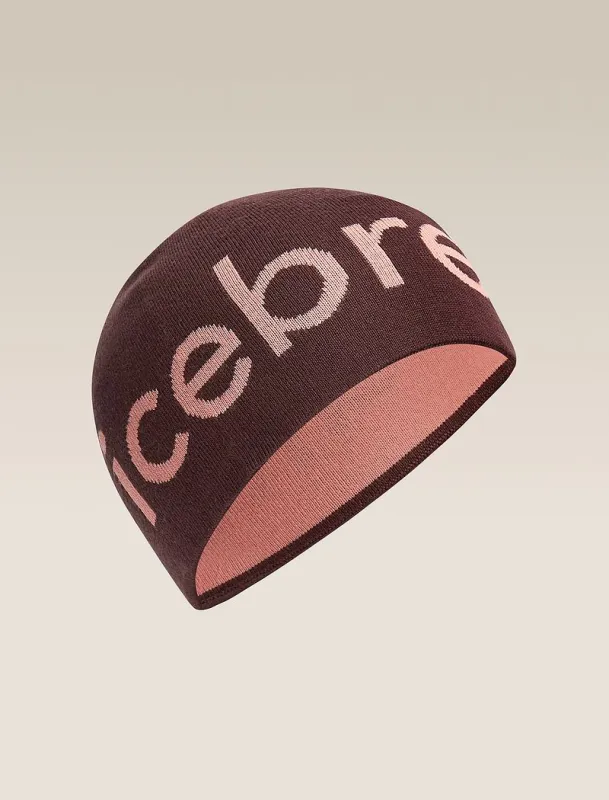 Merino Icebreaker Beanie - Man - Java/acid Pink sold by Icebreaker
