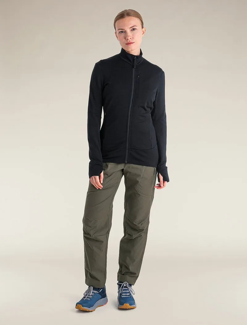 Icebreaker Merino 260 Quantum Long Sleeve Zip Jacket - Woman - Black - Size S sold by Icebreaker product image thumbnail 3
