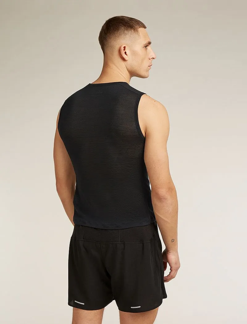 Icebreaker Merino Blend 75 Cool-Lite™ Featherlight™ Tank - Man - Black - Size M sold by Icebreaker product image thumbnail 2