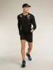 Icebreaker Merino Blend 75 Cool-Lite™ Featherlight™ Long Sleeve Crew Thermal Top - Man - Black - Size S sold by Icebreaker