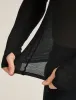 Icebreaker Merino Blend 75 Cool-Lite™ Featherlight™ Long Sleeve Crew Thermal Top - Man - Black - Size S sold by Icebreaker